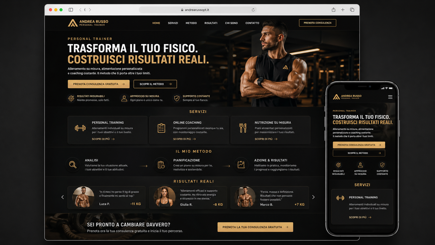 Esempio pacchetto M2 Fit Pages
